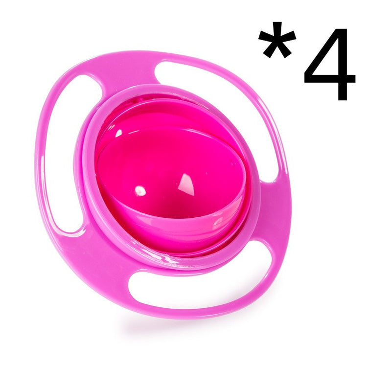 a pink baby pacifier with a spoon