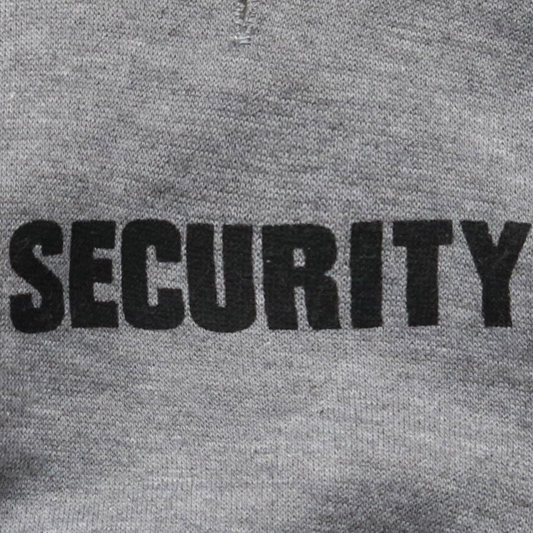 a close up of a grey shirt