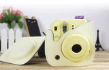 Compact PU Leather Camera Shoulder Bag