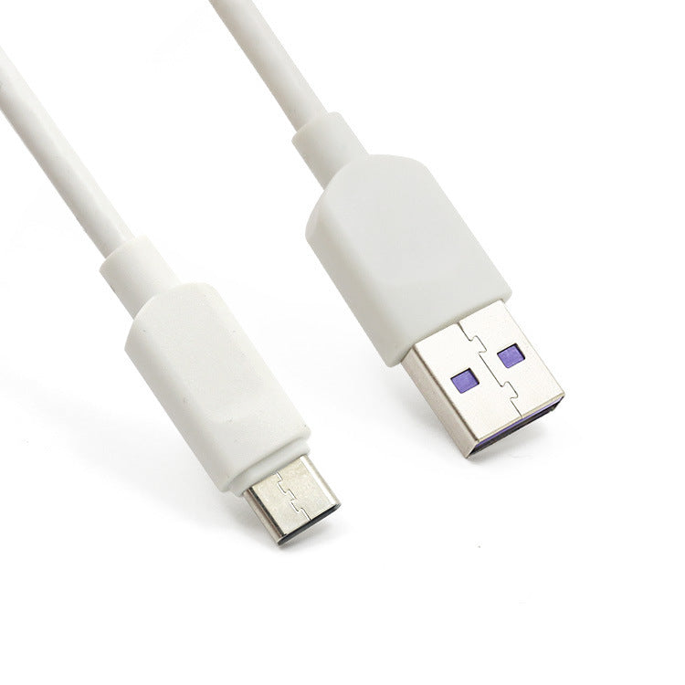 a close-up of a white cable