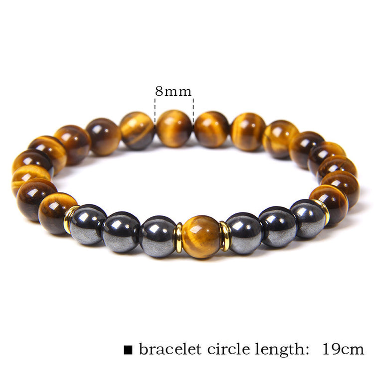 a bracelet with different colors of beads