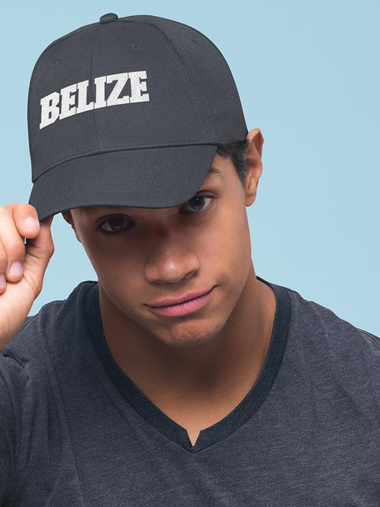 a man wearing a black hat