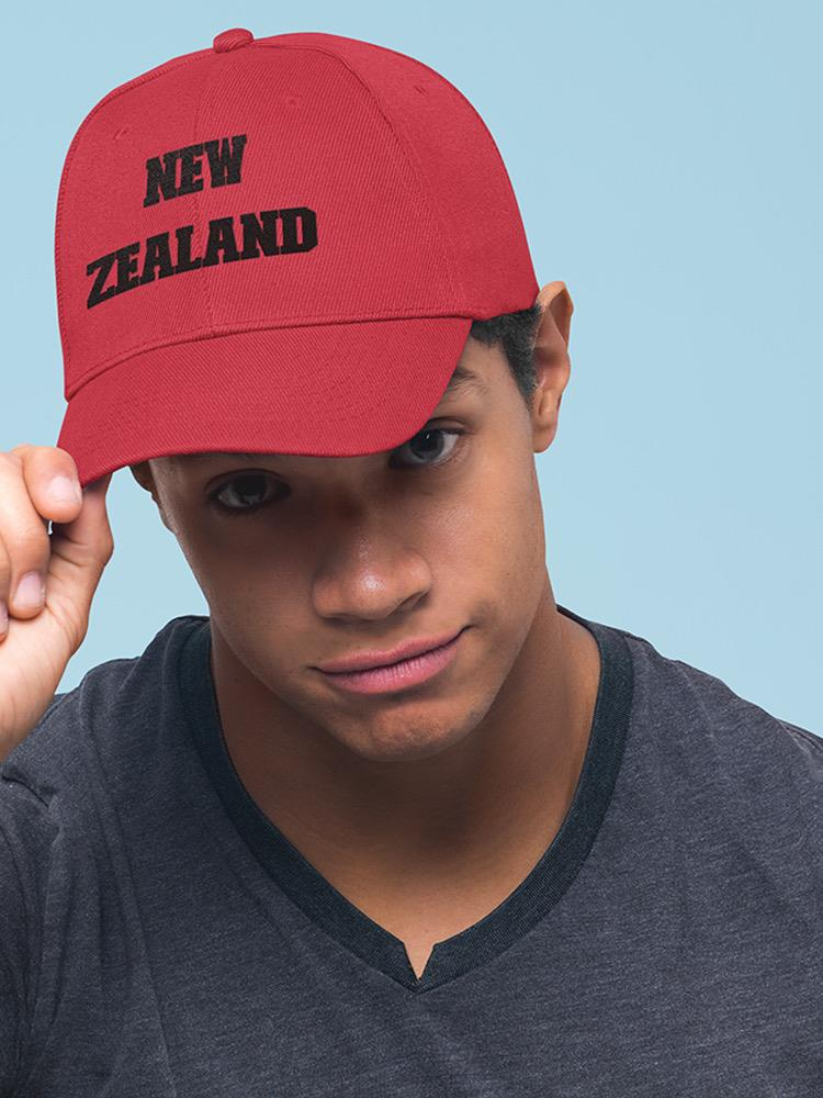 a man wearing a red hat