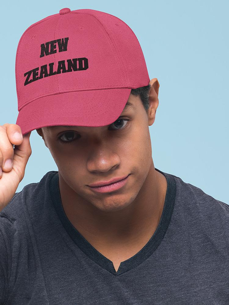 a man wearing a red hat