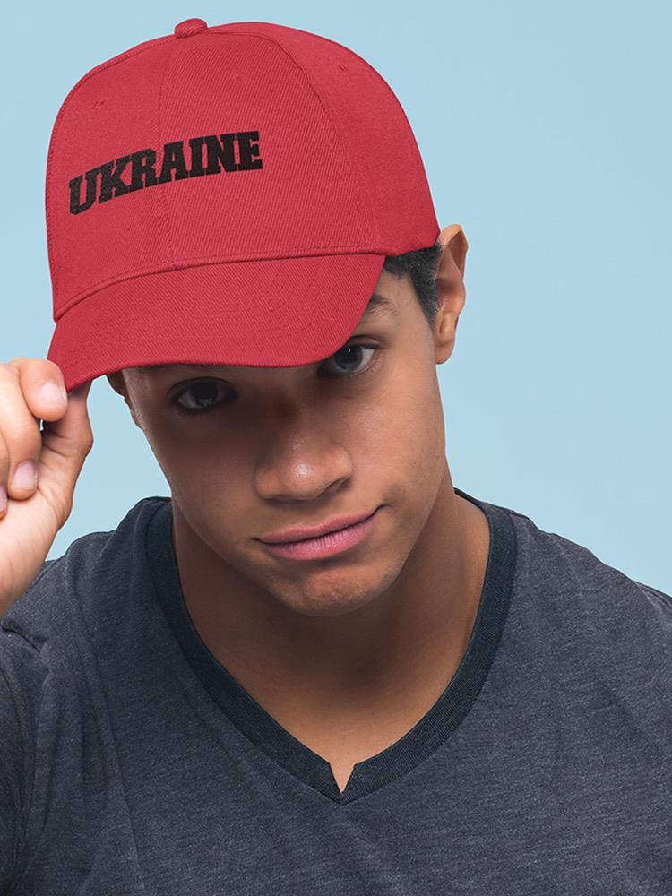 a man wearing a red hat