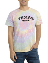Texas Austin Tie Dye Tee -SmartPrintsInk Designs