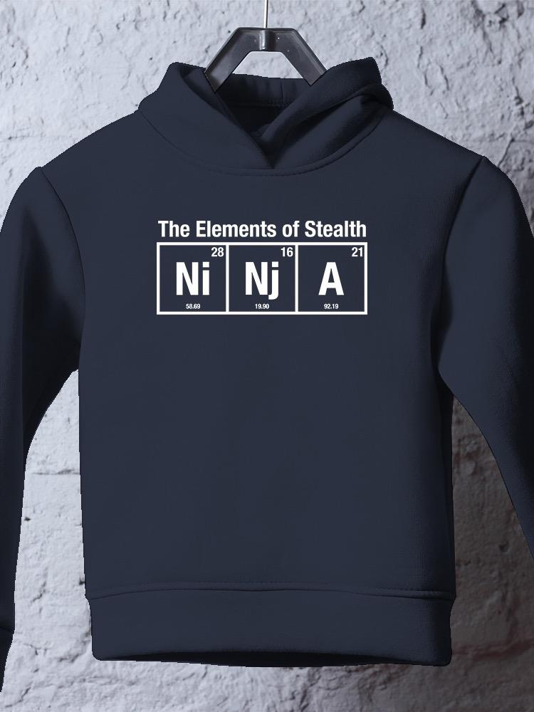 The Elements Of Stealth Hoodie -SmartPrintsInk Designs