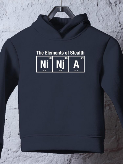 The Elements Of Stealth Hoodie -SmartPrintsInk Designs
