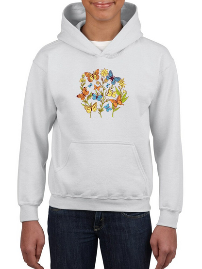 Butterflies. Hoodie -SmartPrintsInk Designs