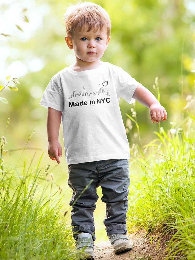 Made In Nyc. Landscape T-shirt -SmartPrintsInk Designs