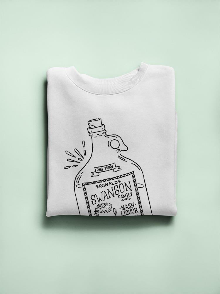 a white shirt with a graphic on it