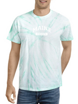 Augusta Maine Tie Dye Tee -SmartPrintsInk Designs