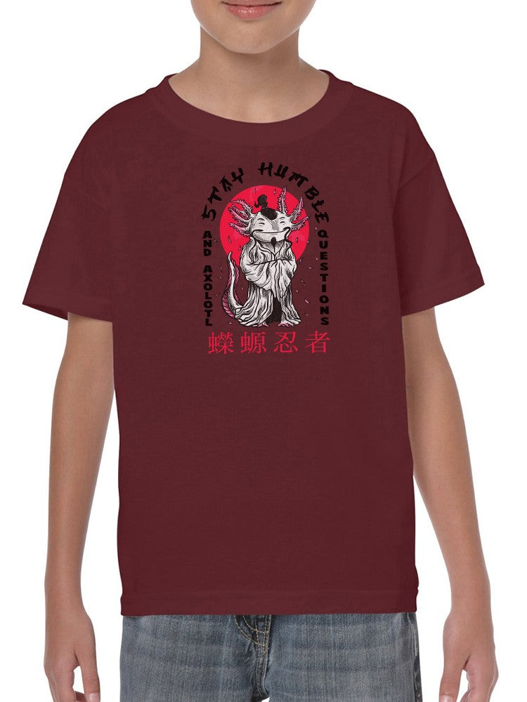 a person wearing a red shirt