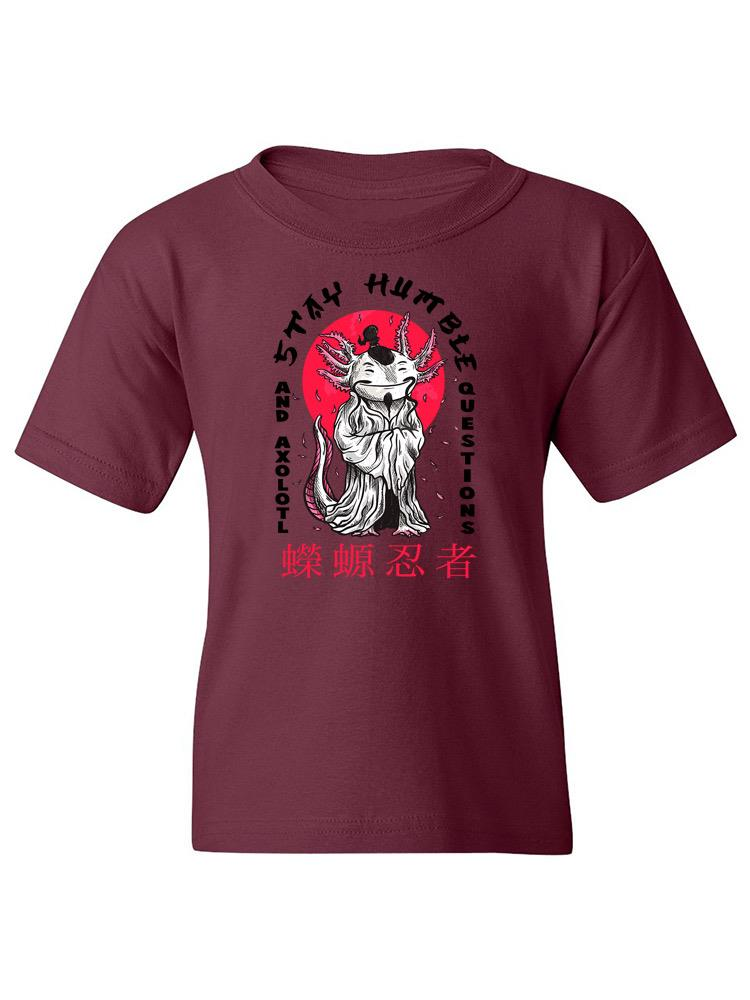 a red t-shirt with a graphic design