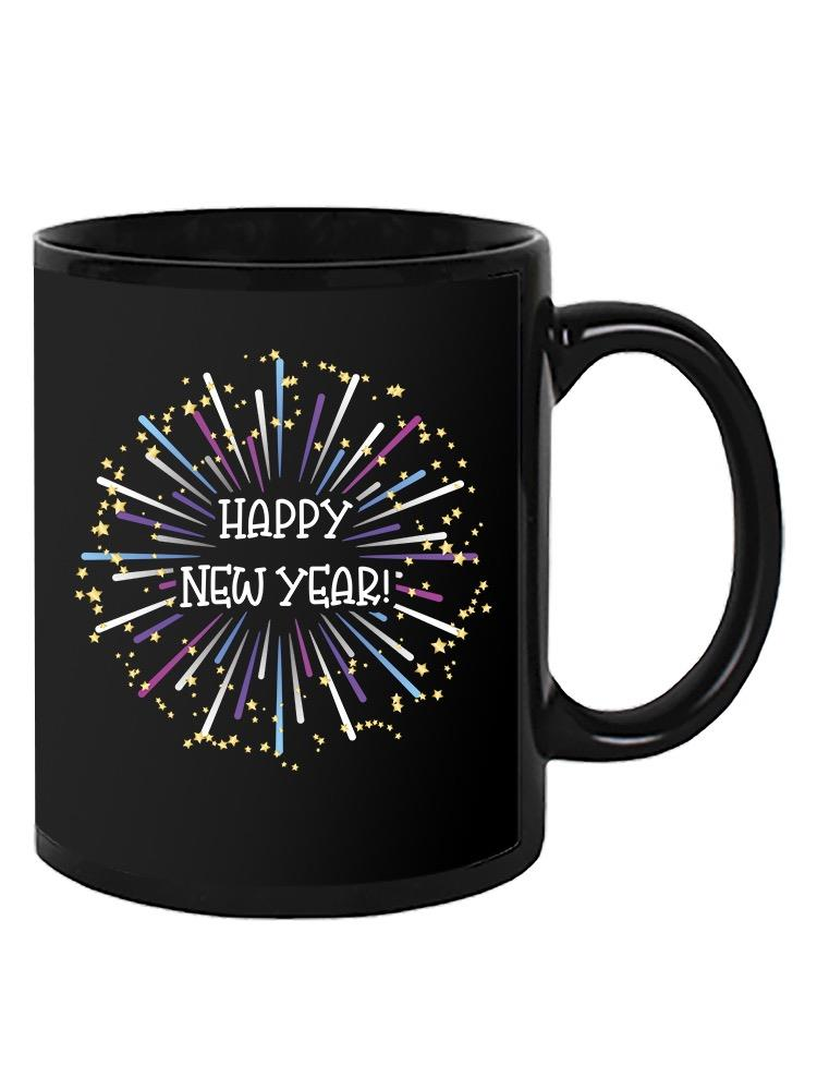 a black mug with a black background