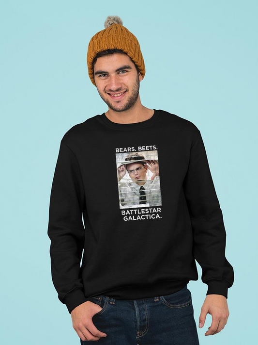 Bears And Beets Quote Sweatshirt The Office