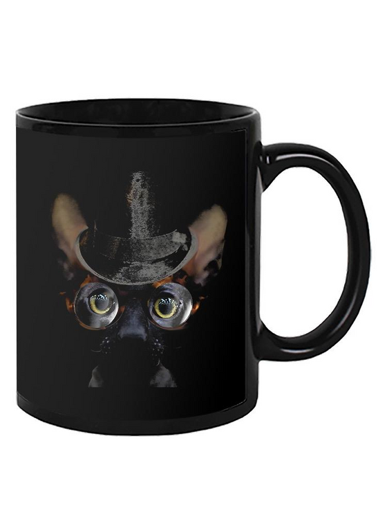 Cat With Hat And Glasses Mug -SPIdeals Designs