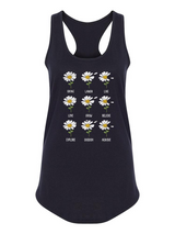 Daisies And Life Racerback Tank -SmartPrintsInk Designs