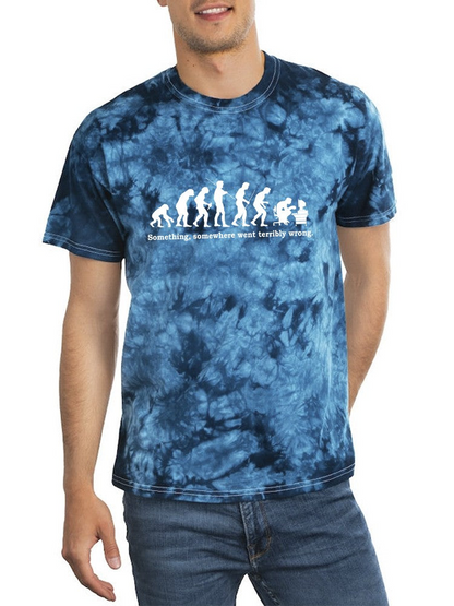 Evolution Quote Tie-Dye Crystal -