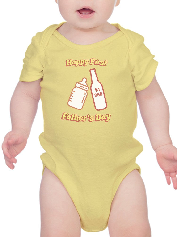 a baby wearing a yellow bodysuit