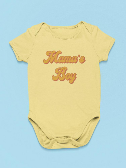 Mama's Boy Baby Bodysuit Bodysuit Baby's -GoatDeals Designs