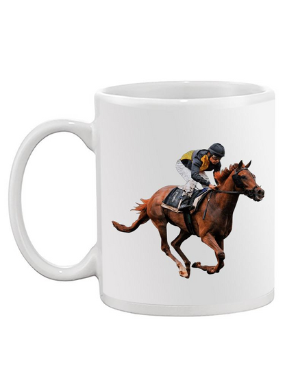 Horse Racing Mug -SPIdeals Designs