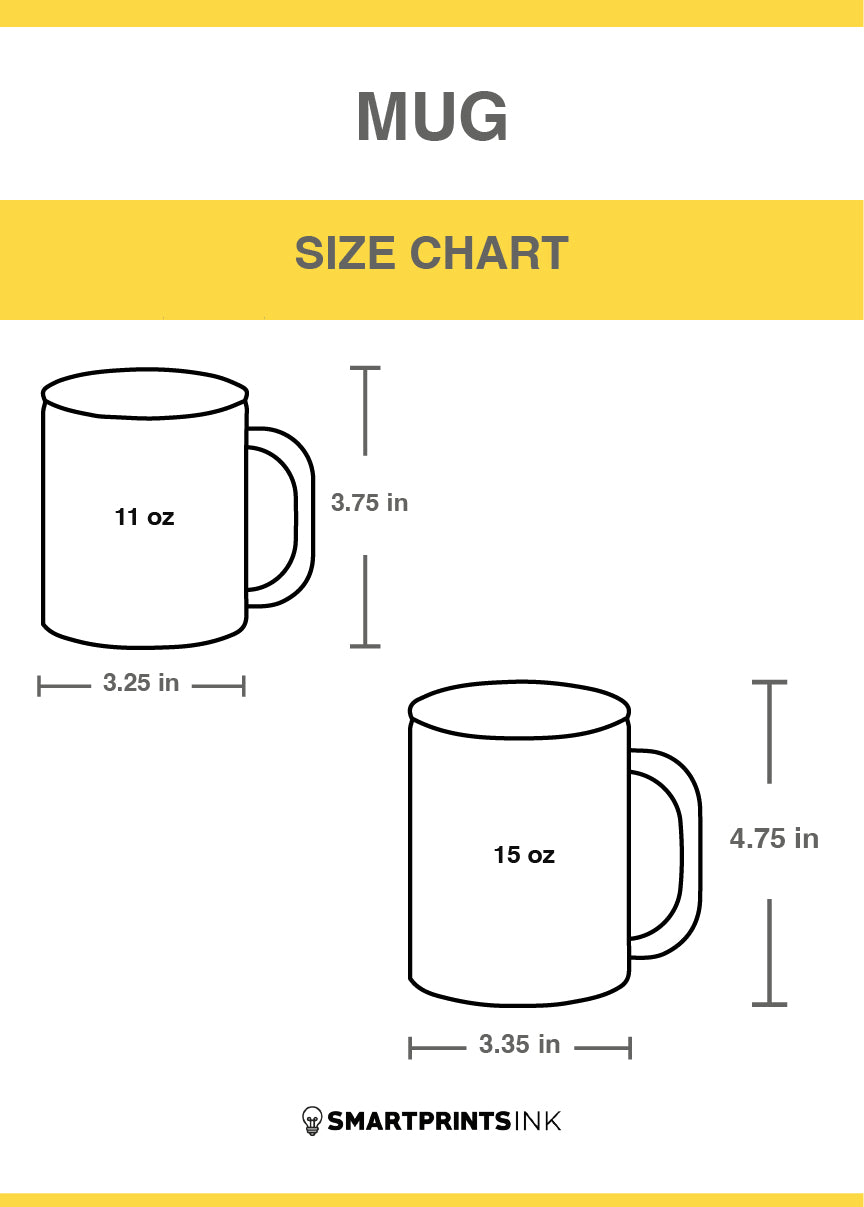 a diagram of a mug size chart
