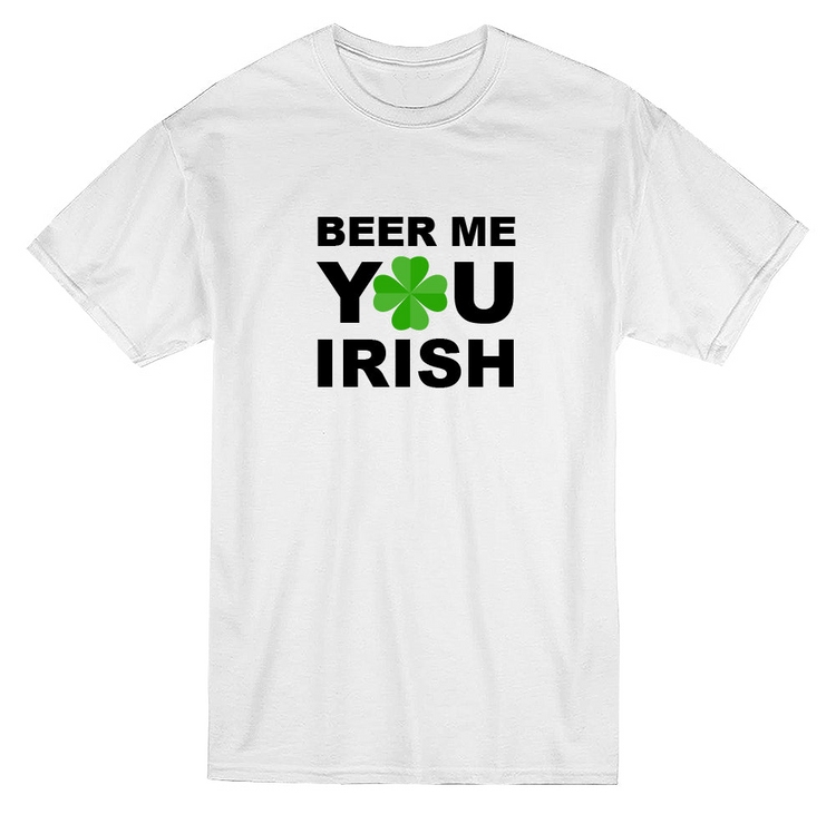 a white t-shirt with words on it