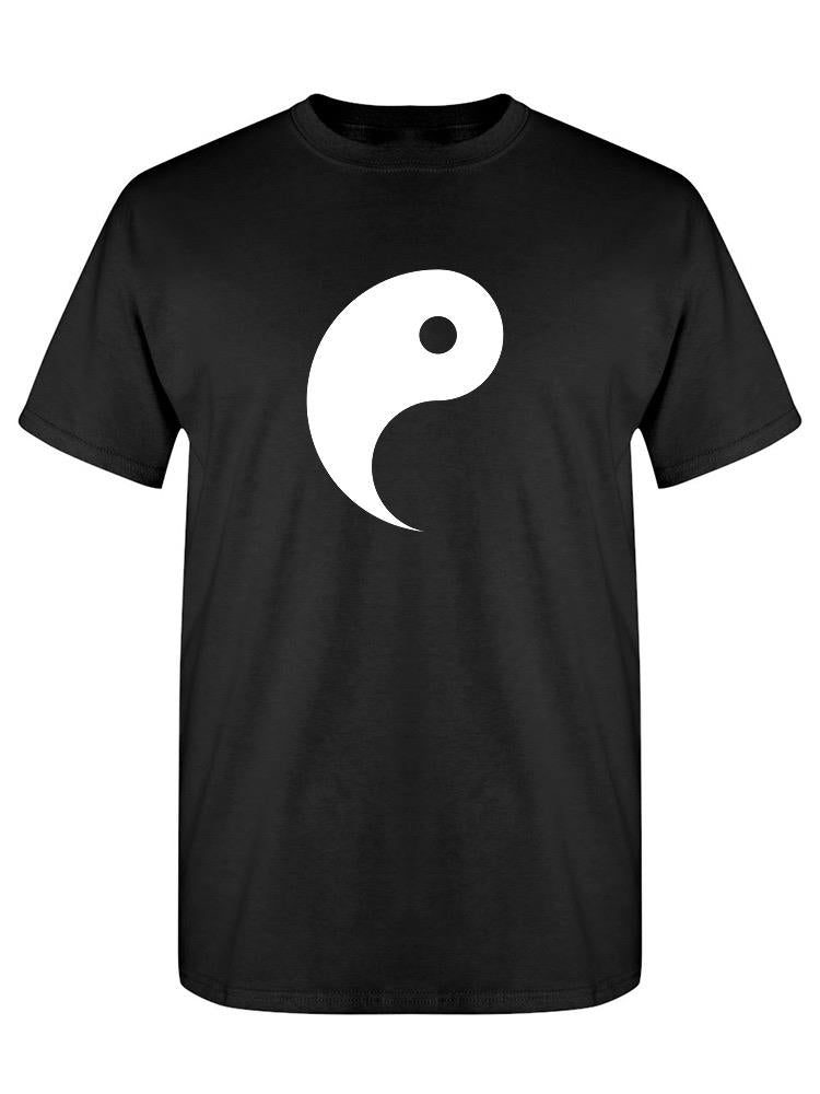a black t-shirt with a white symbol on it