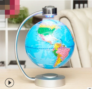 a globe on a table