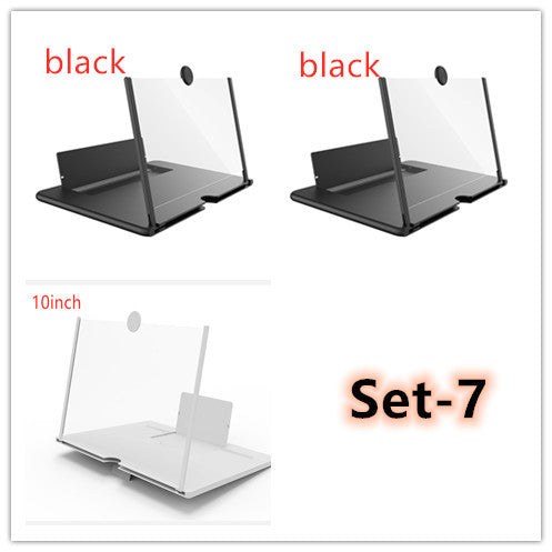 a black and white plastic stand