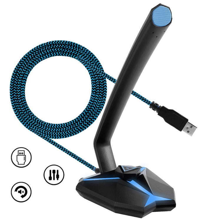 a blue and black computer antenna