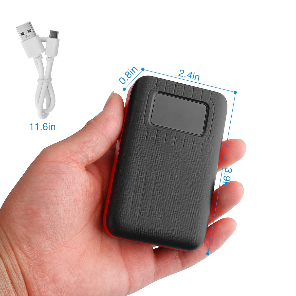 a hand holding a device