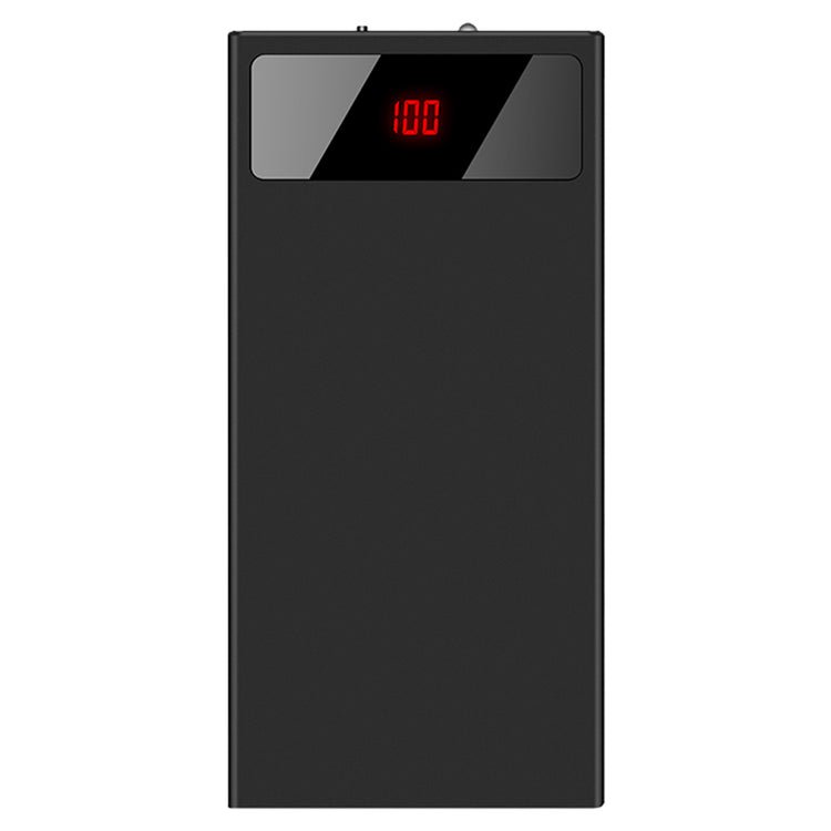 a black rectangular object with a digital display