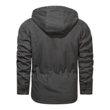 Men Cotton Jacket Winter Thick Warm Parkas Male Plus Velvet Casual Hooded Coat