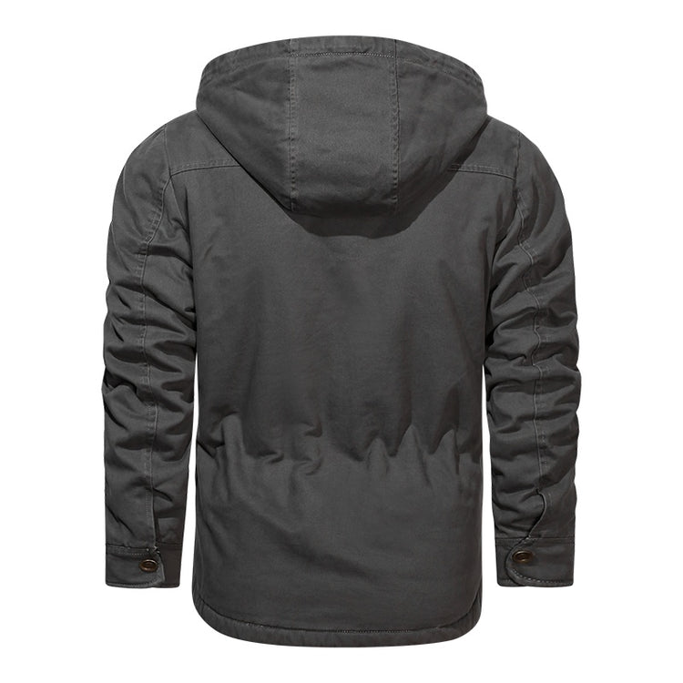 a black jacket with a hood