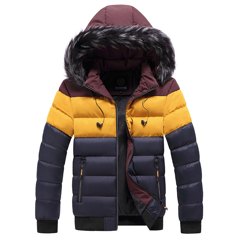 a jacket with a fur hood