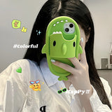 3D Shark Slipper Silicone Phone Case