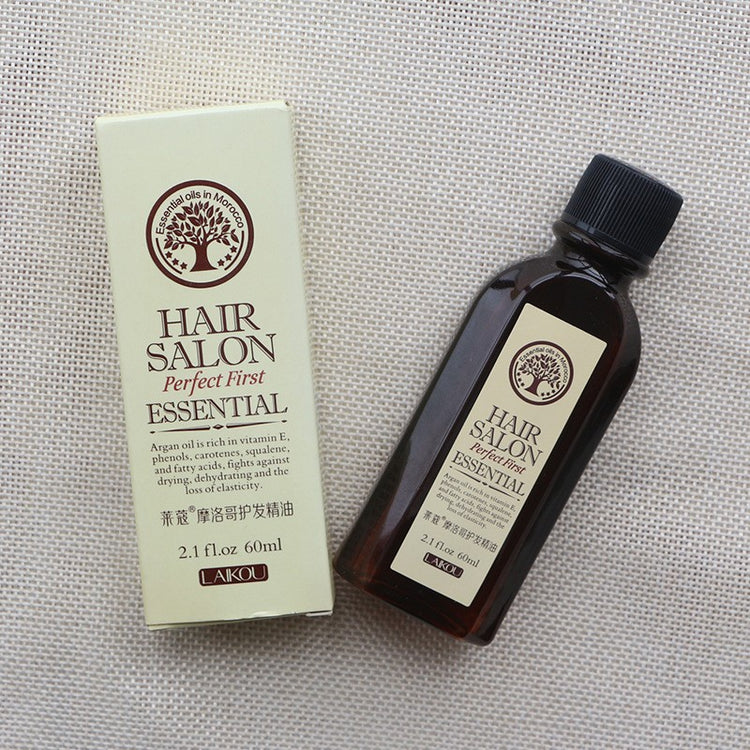 a bottle of hair care product