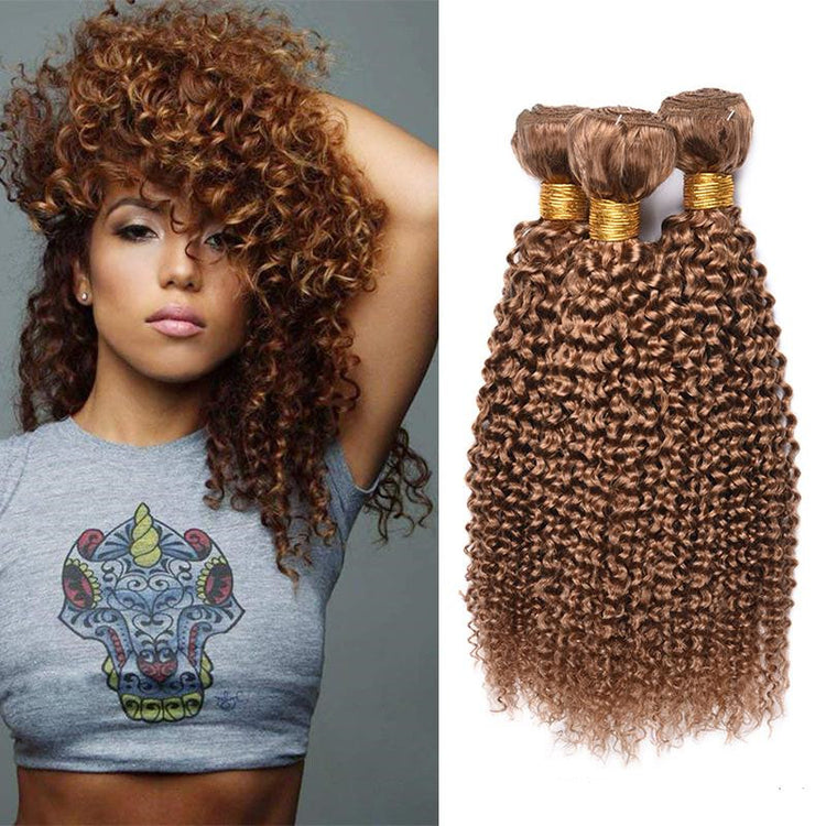 a woman with curly hair