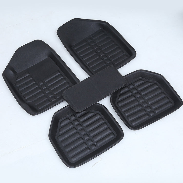 a set of black mats