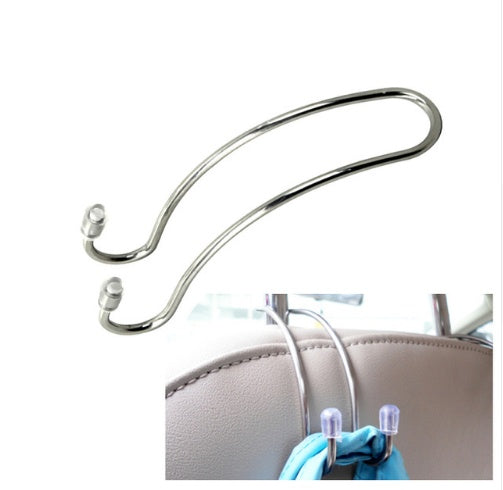 Stainless steel double head multi-function hook seat back hook security net balcony hanging pot wall hanging flower pot hook