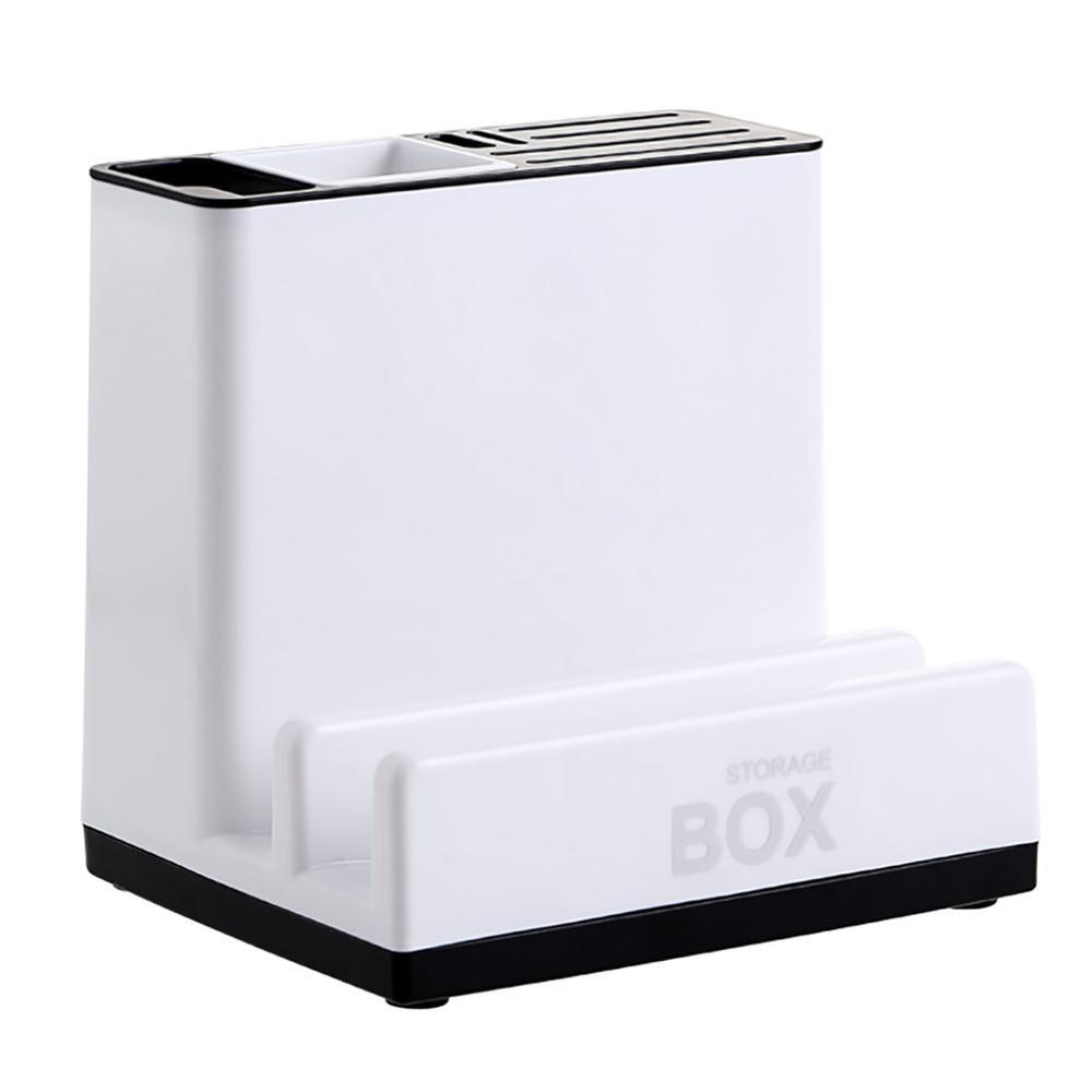 a white and black rectangular object