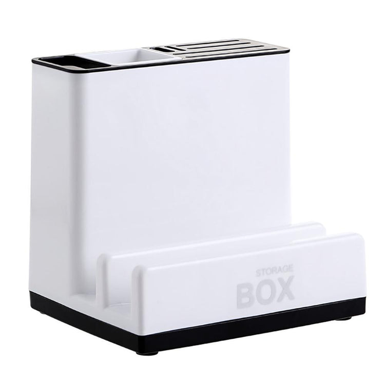 a white and black rectangular object