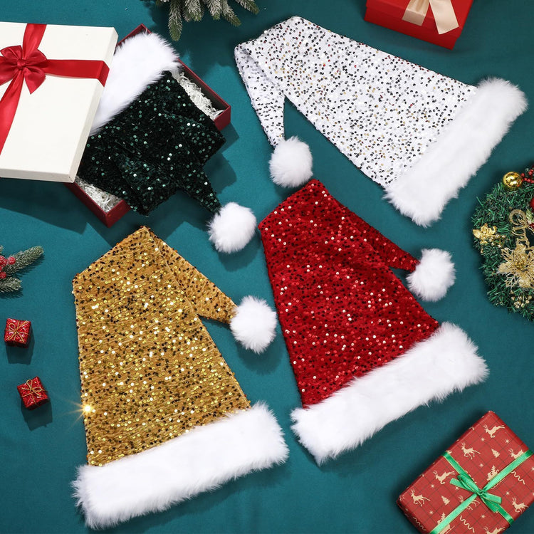 a group of hats and presents