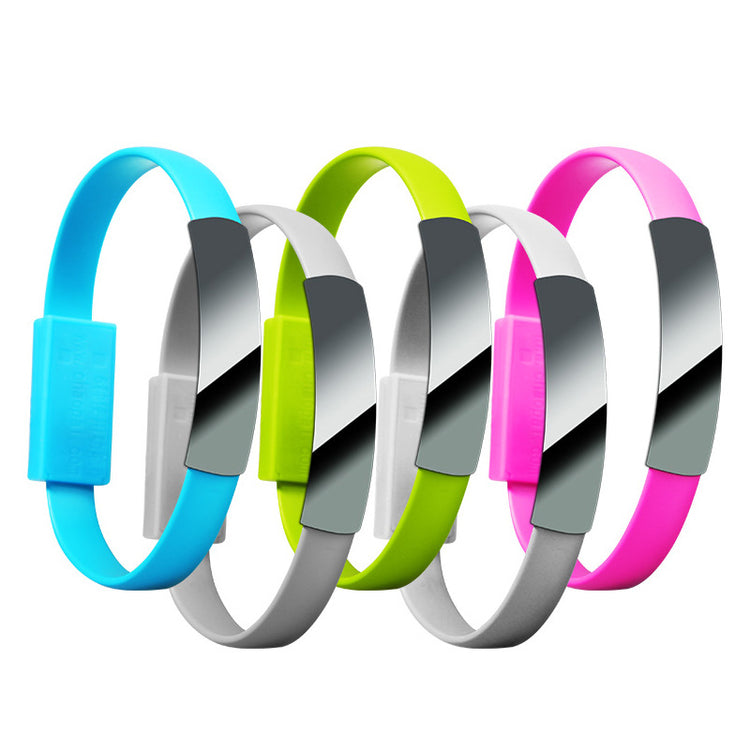 a group of colorful bracelets