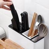 Plastic Kitchen Utensil and Knife Storage Rack