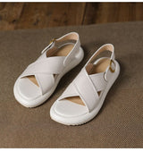 Women's Non-Slip Platform Cross-Strap Sandals