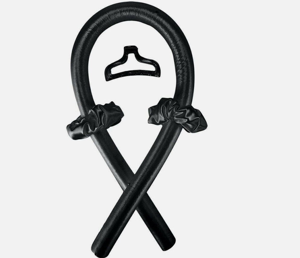 a black whip with a black band