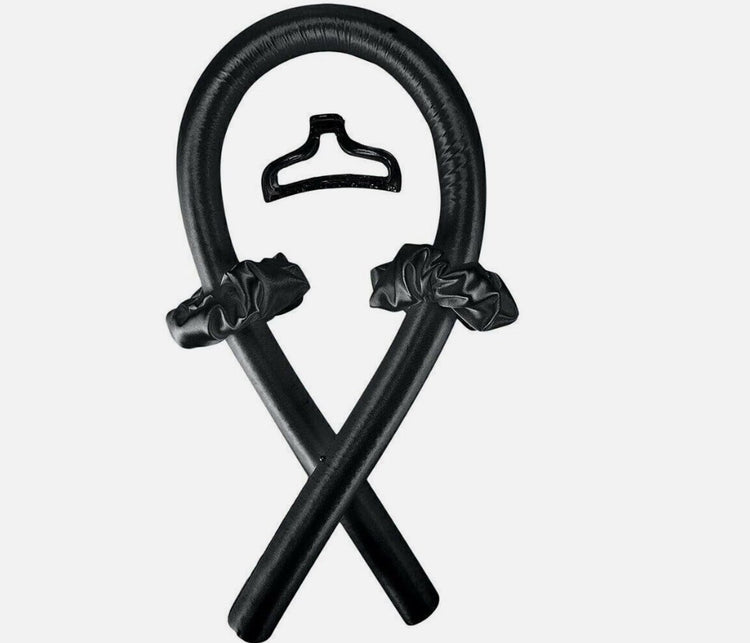 a black whip with a black band